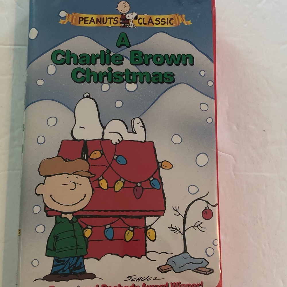 Vintage Movie Peanuts Classic A Charlie Brown Christmas 1965 VHS Tape Pre-owned